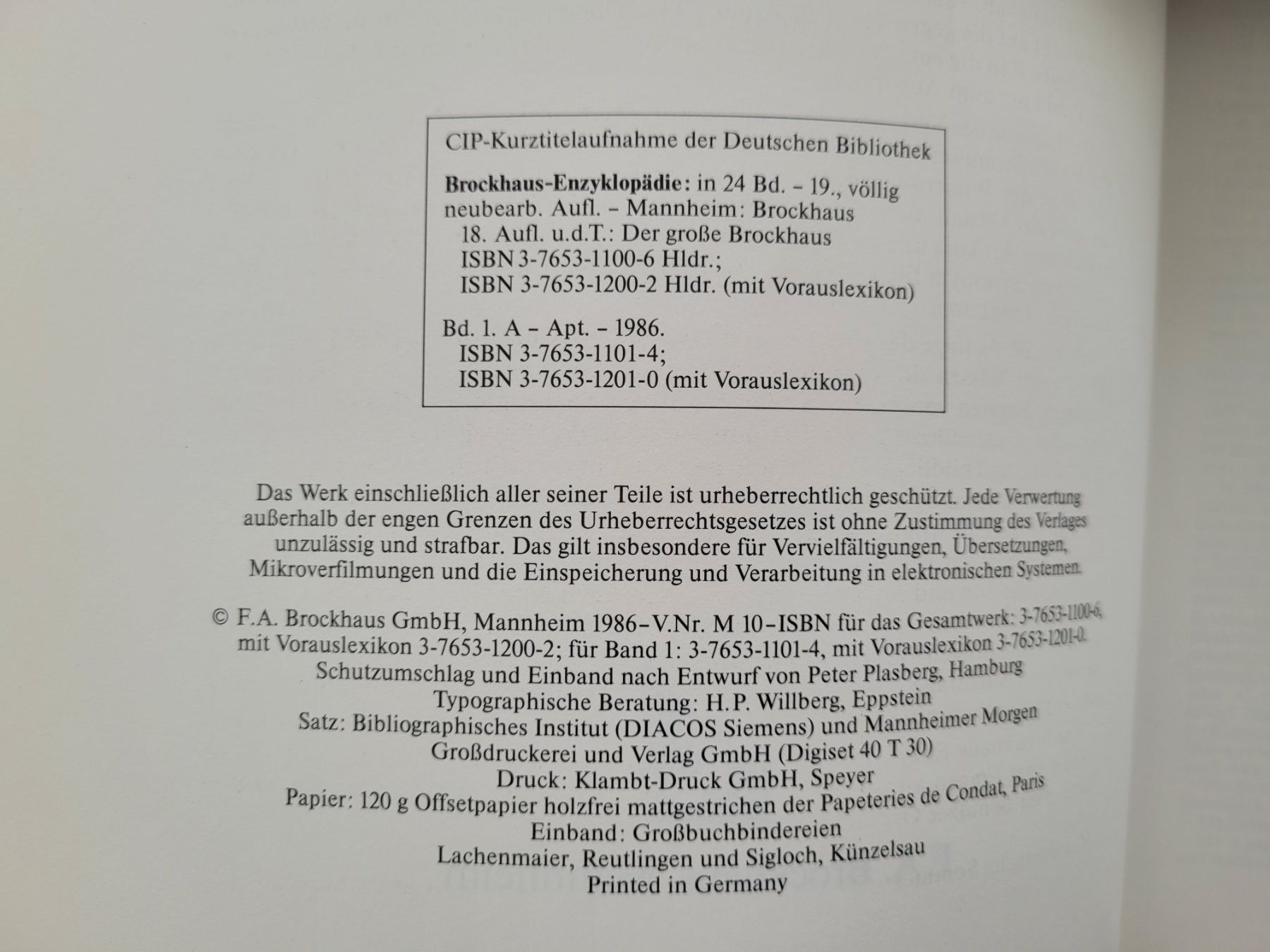 Libri: Brockhaus Enzyklopädie – Usato da Stansstad venduto da Kutolu 3