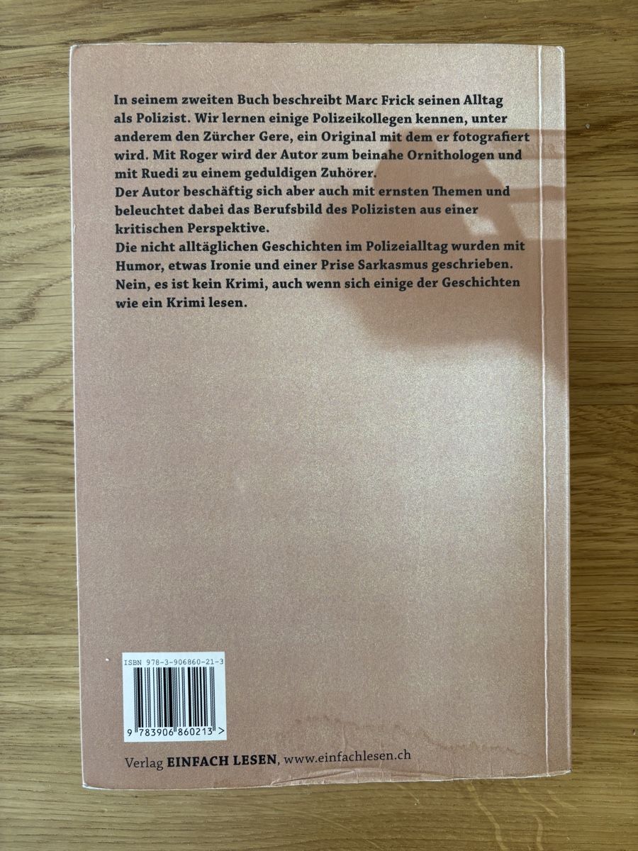 Libri: Tatort Bern - Marc Frick – Usato da Ipsach venduto da Cedritschy 1