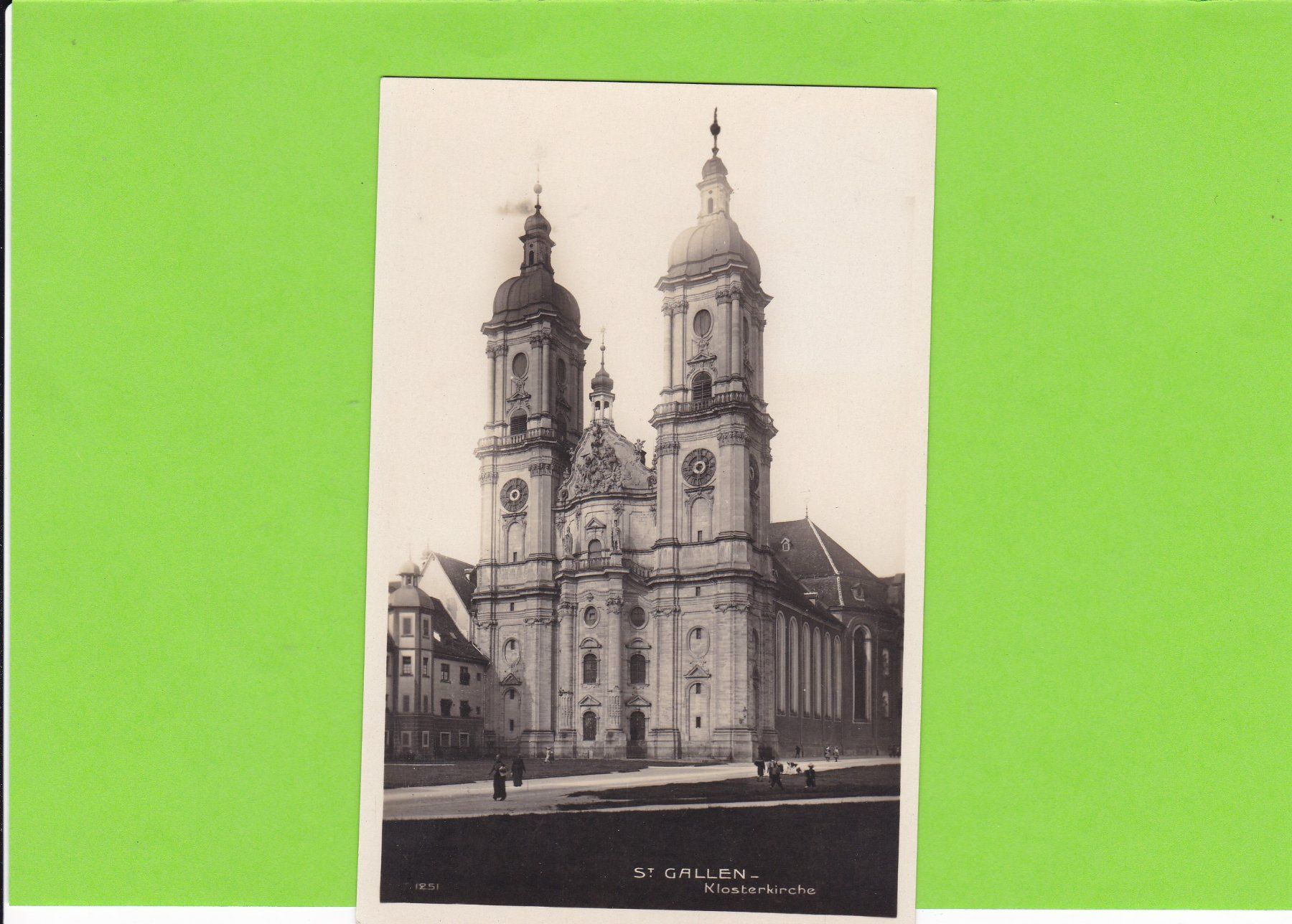 Cartoline postali: St. Gallen-Klosterkirche – Usato da St. Peterzell venduto da neckertal