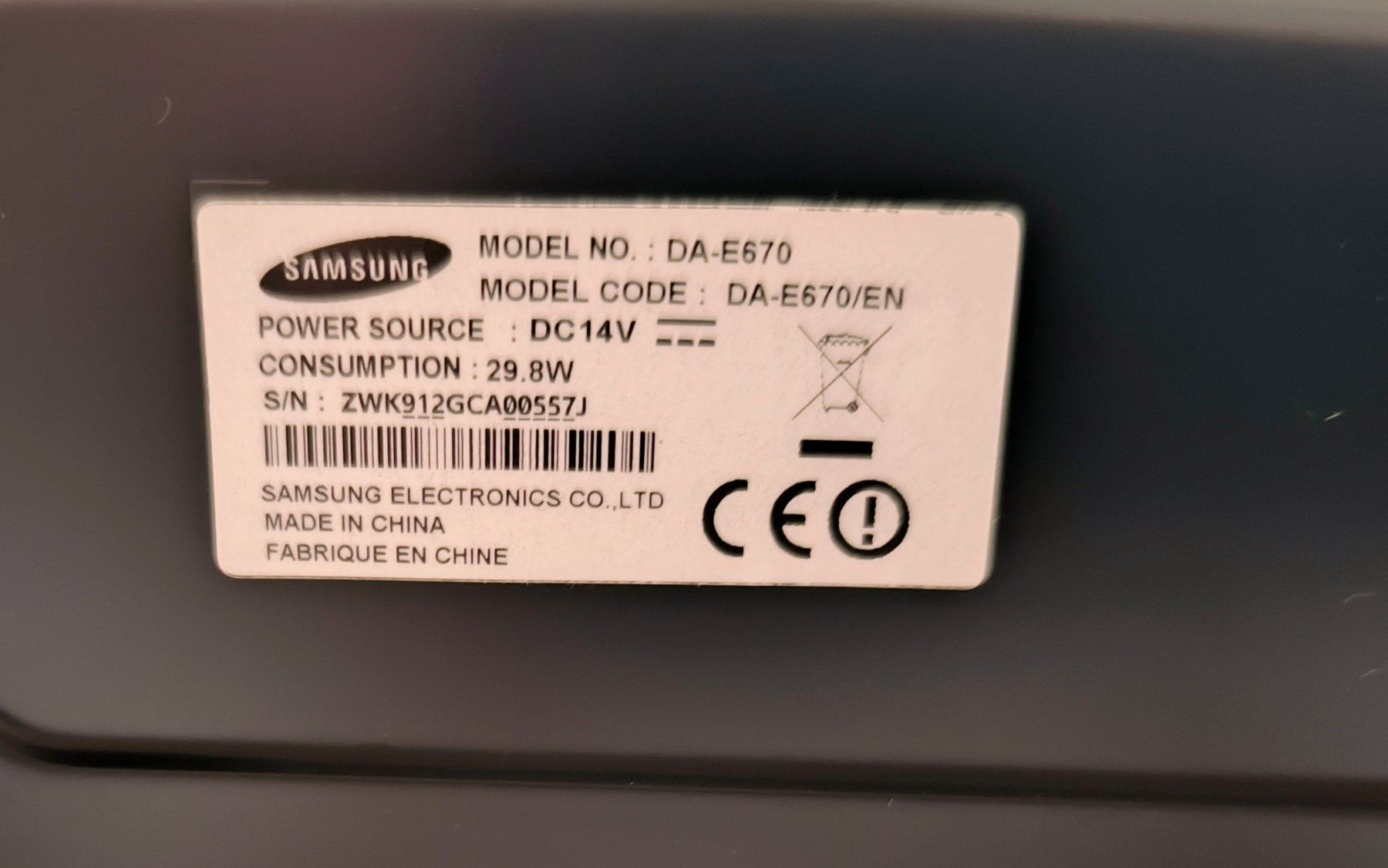 Samsung Casse acustiche: Samsung DA-E670 Wireless Audio Dock Lautsprecher – Usato da Gams venduto da MissTraveller 3