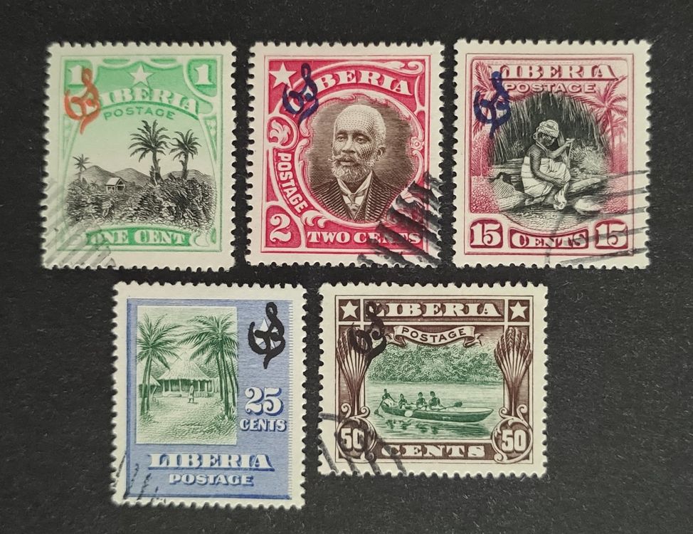 Liberia #312 - Lot De 8 Timbres Spécimens - Mint Never Hinged (MNH) - VF