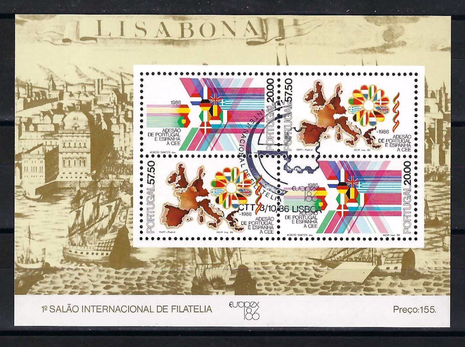 Tutti i francobolli: Portugal 1986, Block MNH** – Nuovo (secondo la descrizione) da Laupersdorf venduto da Rc.Jb