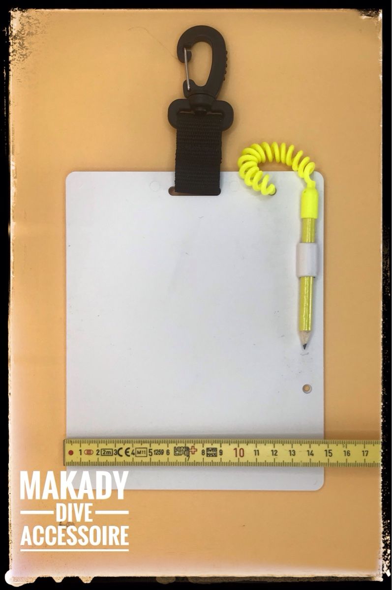 Lampade & Macchine fotografiche: Tauchen Unterwasser Schreib Brett mit Stift – Nuovo e nell'imballaggio originale da Kappelen venduto da Opi11 1