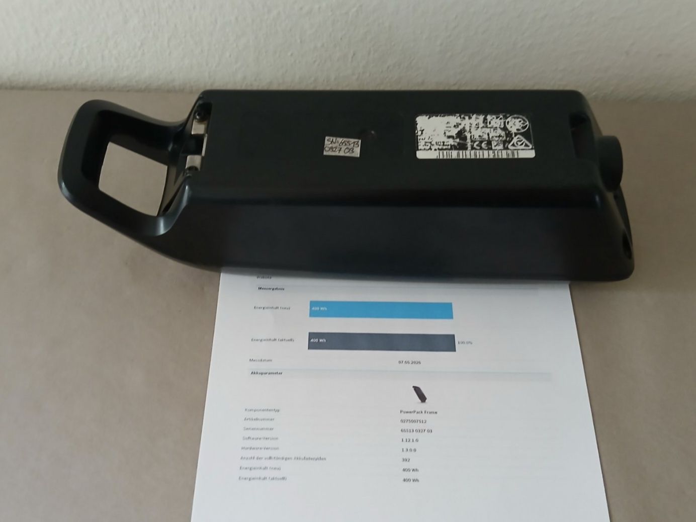 Bosch Batteries: Bosch Powerpack 400 mit 490Wh - inklusive Messbericht – D'occasion à Winterthur par .-thx-. 8