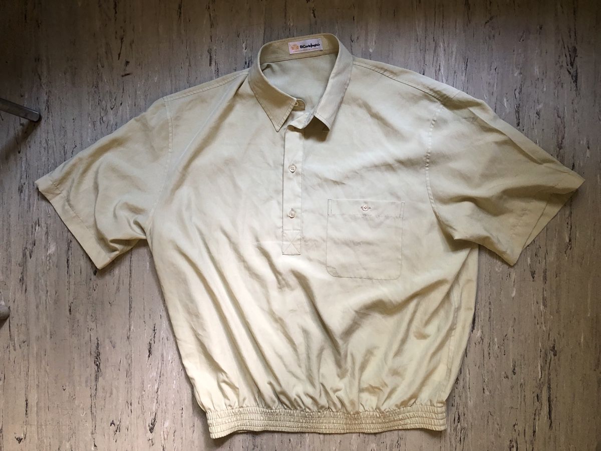 Blusen: Vintage Bluse/Hemd // seidenfeeling / hellgelb – Gebraucht aus Zürich von aurelia_nater