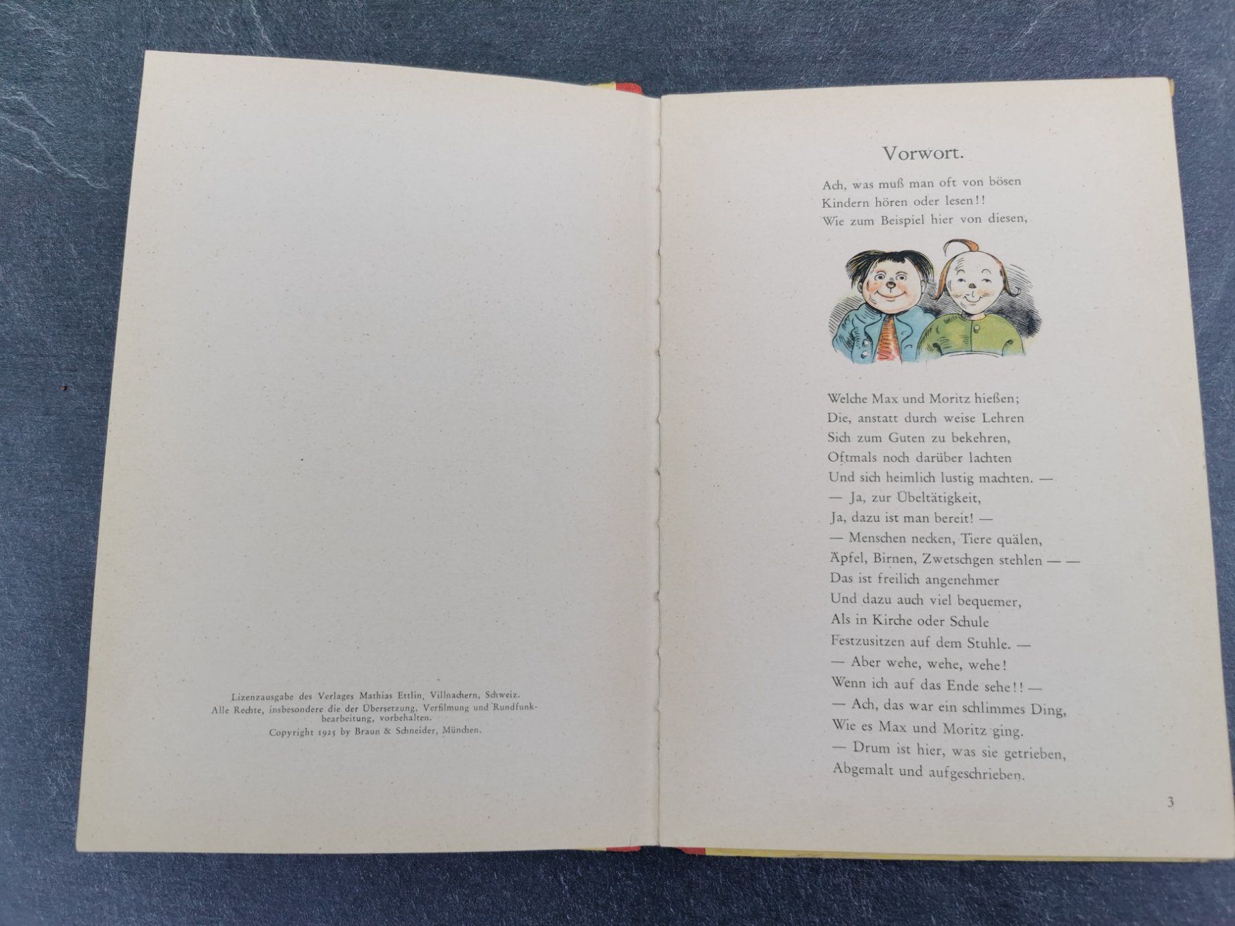 Libri: MAX UND MORITZ EINE BUBENGESCHICHTE IN SIEBEN STREICHEN – Usato da Affoltern am Albis venduto da Milkyway58 2