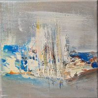 Originalgemälde auf Leinwand 20x20 cm, Unikat!!!