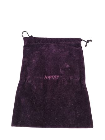 ASPREY LONDON Samtbeutel gross