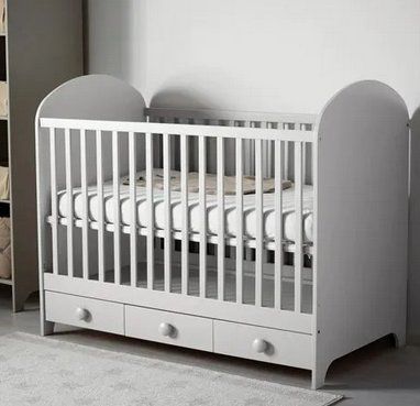 Ikea Letti: Babybett Ikea Gonat Hellgrau – Usato da Gretzenbach venduto da sar_7ymr 2