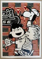 Death: Snoopy & Peanuts drinking beer, signiert 18/100
