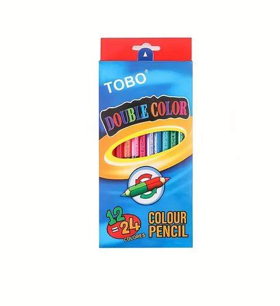 Crayons, crayons de couleur & craies: 12 Stifte der Marke TOBO mit 24 Farben – Neuf avec emballage d'origine à Frenkendorf par Kauf_Mich_Doch 1