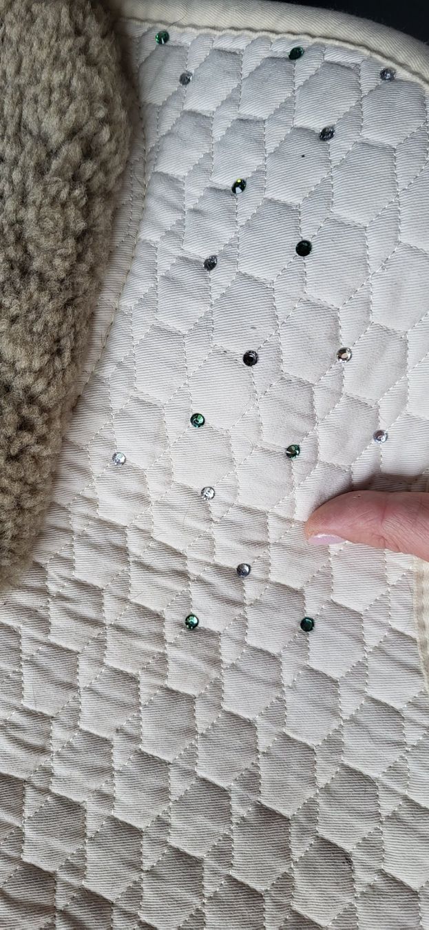 Coperte: Mattes Springschabracke mit Glitzer – Usato da Brugg AG venduto da Leona90 2