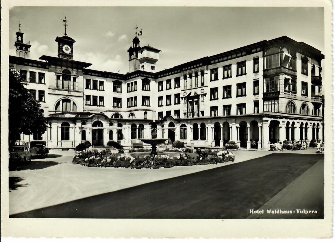Cartoline postali: Hotel Waldhaus - Vulpera  1949 – Usato da Hochdorf venduto da Ziegel-16