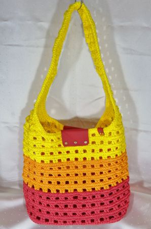 Tasche Damen Gehäkelte Tasche Shopper Strandhandtasche