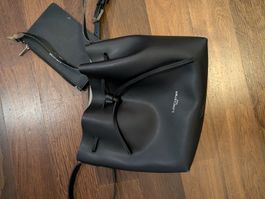 Lancaster leather bucket bag