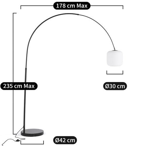 La Redoute Lampade: Bogenlampe – Nuovo (secondo la descrizione) da Thalwil venduto da mar_z6l9 1