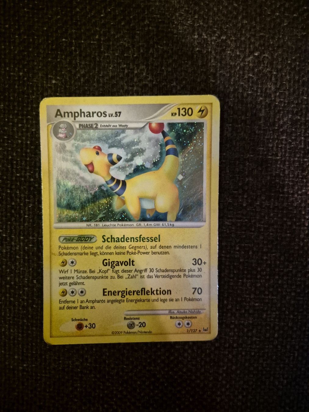 Pokémon Sammelbilder & Trading cards: Pokemon - Ampharos Holo - Platinum – Gebraucht aus Subingen von mattkum