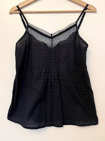 SANDRO Top, Gr. T1, dunkelblau 