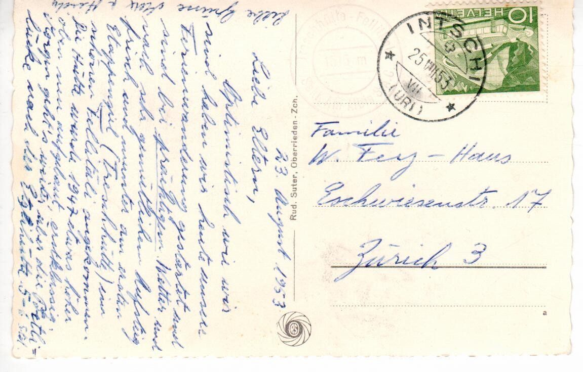 Cartoline postali: vor dem Wald im Fellital – Usato da Wolhusen venduto da Curver9 1
