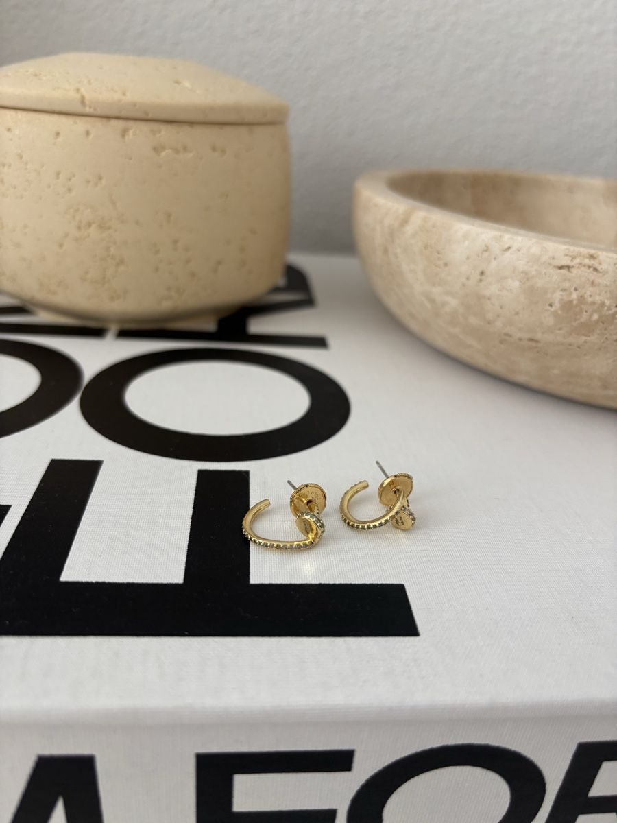 Ohrringe & -stecker: Hoop Gold Earrings – Gebraucht aus Horgen von len_qjz9 1