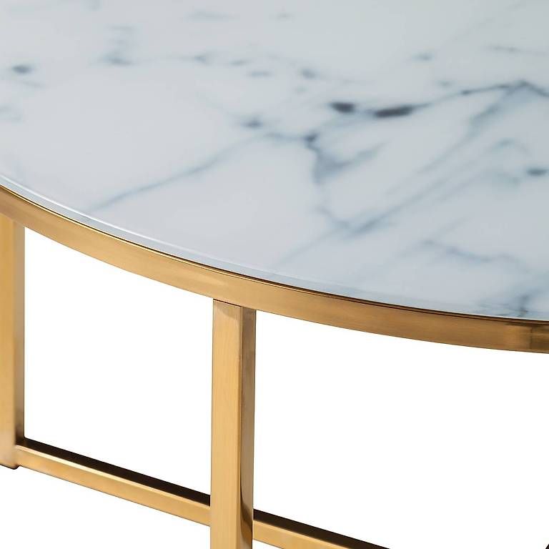 Tavoli: Couchtisch Marmoroptik Gold – Usato da Rüti ZH venduto da sar_5sxy 2