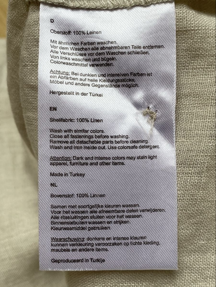 Top: MAZINE Oberteil Leinen Grau Gr. M Neu – Nuovo (secondo la descrizione) da Buochs venduto da H16 9