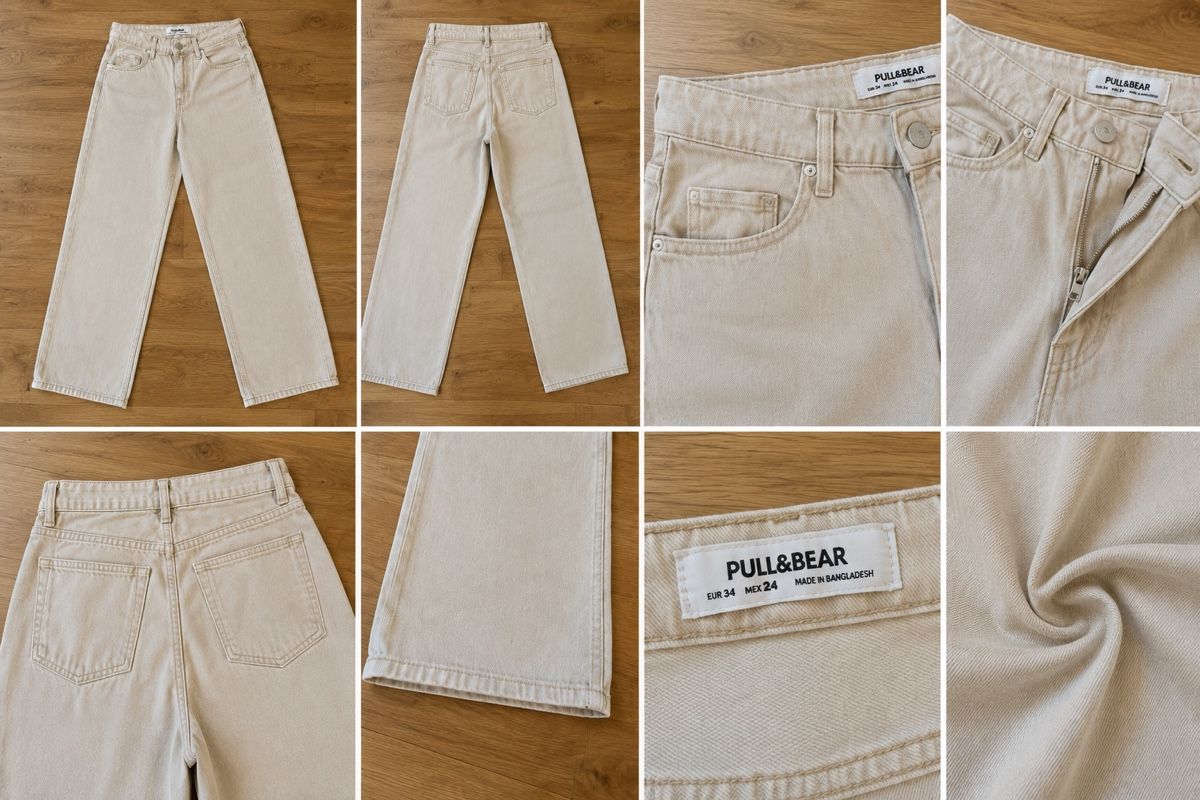 Pull&Bear Jeans: PULL&BEAR Damen Jeans Beige | GRATIS VERSAND – Neuf avec emballage d'origine à Schiers par Trischa.r.