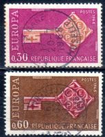 FRANKREICH EUROPAMARKEN GESTEMPELT 1968 - K594