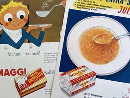 Maggi - 2 alte Werbungen / Anciennes publicités 1952/55