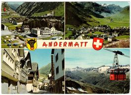 Andermatt - 4 Bild AK