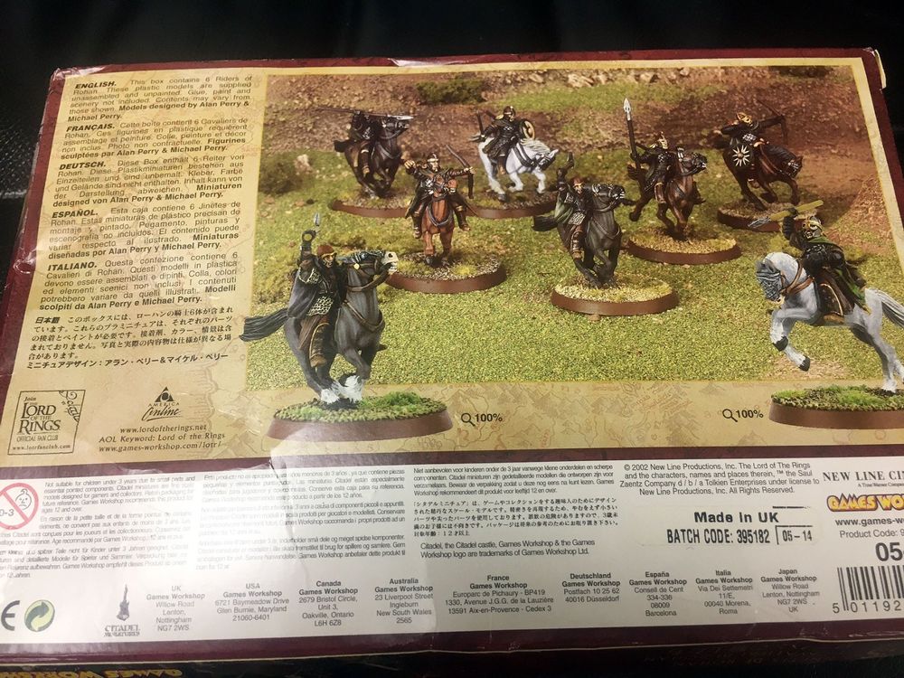Warhammer Reiter Rohan Lord of Rings Herr der Ringe (NEU) (Neu (gemäss ...