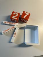 Vintage Kalender, immerwährender Kalender, Top Zustand!