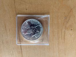 1 Unze Maple Leaf Feinsilber