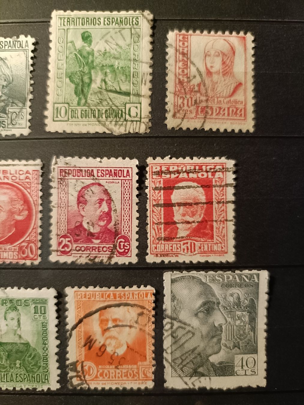 Tutti i francobolli: Antike  Briefmarken Sammlung, Spanien, Republik, – Usato da Sargans venduto da Polifemo58 2