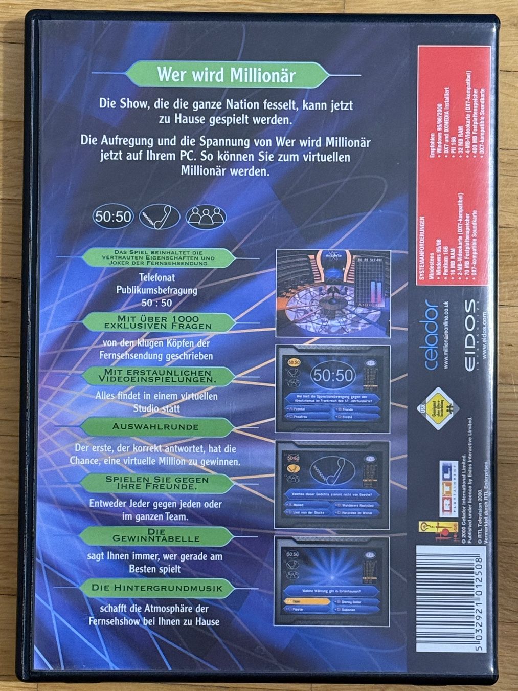 Giochi: Wer wird Millionär PC CD-ROM Spiel gebraucht – Usato da Zürich venduto da Gekuu 1
