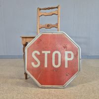 Strassenschild Stop, Verkehrsschild Hinweis Tafel