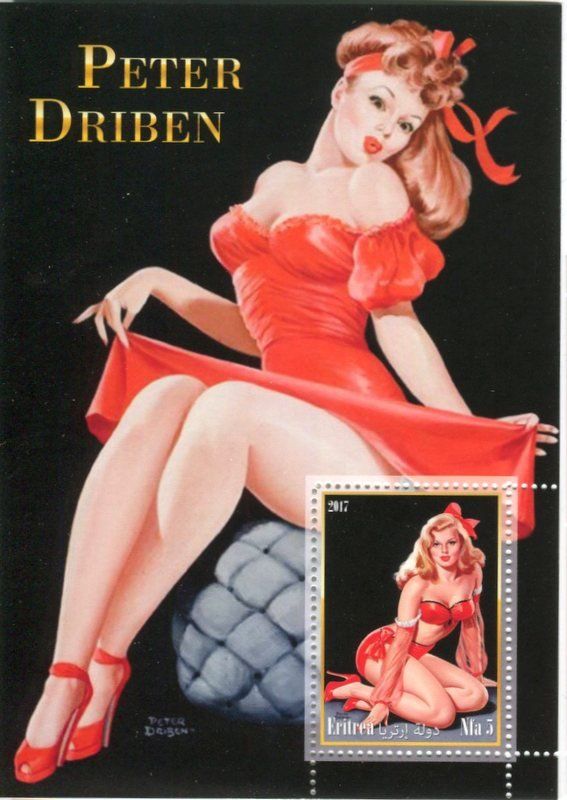 Tutti i francobolli: Block "Pin-up". Eritrea. – Nuovo e nell'imballaggio originale da Basel venduto da Butsch5