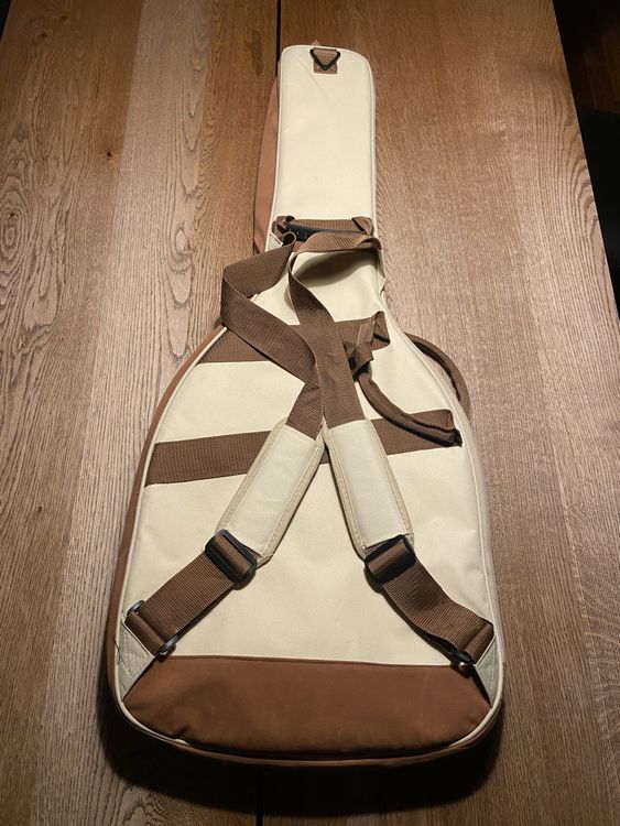 MUZNOTE Gigbag Für E-Gitarre – Gepolstert (6 Mm), Wasserdicht, Mit Tragegurten & Frontfach, Für Bis Zu 39 Zoll