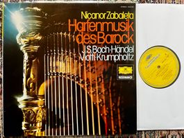 Harfenmusik Des Barock Nicanor Zabaleta Bach Händel LP 🛀