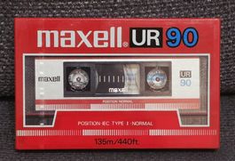 MAXELL"UR 90" top cassette collector de 1986