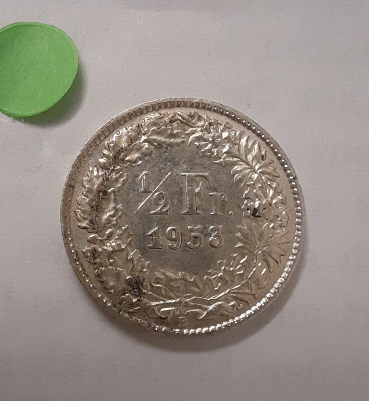 Toutes les monnaies: 1/2 Franken Silber  1953 – D'occasion à Bremgarten AG par cec_5nzz