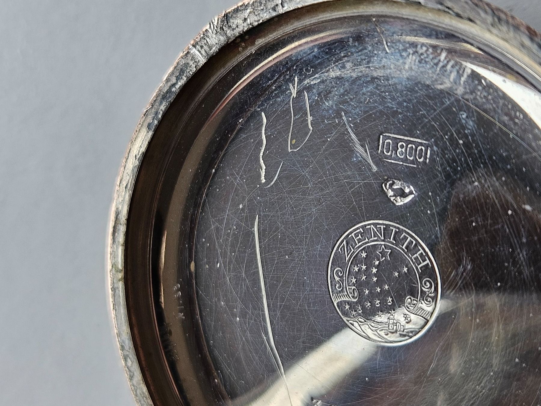 Zenith Orologi: 183 Zenith Taschenuhr Silber 0.800 Rail – Usato da Berikon venduto da mmm21 4