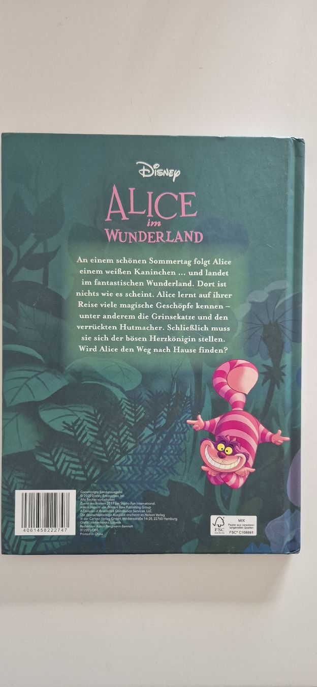Libri: Disney Alice im Wunderland Kinderbuch  – Usato da Oberwil b. Zug venduto da Enie93 3