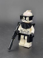 Z.T GEKLEBT Lego Star Wars Clone Trooper Black Kama Figur