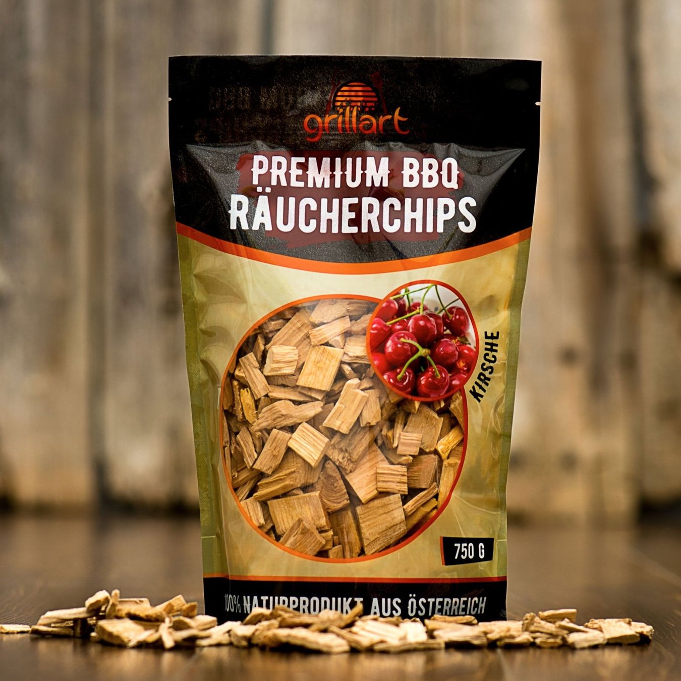 Accessori per grill: Premium BBQ Räucherchips Kirsche 750g – Nuovo e nell'imballaggio originale da Weesen venduto da Schlompf7