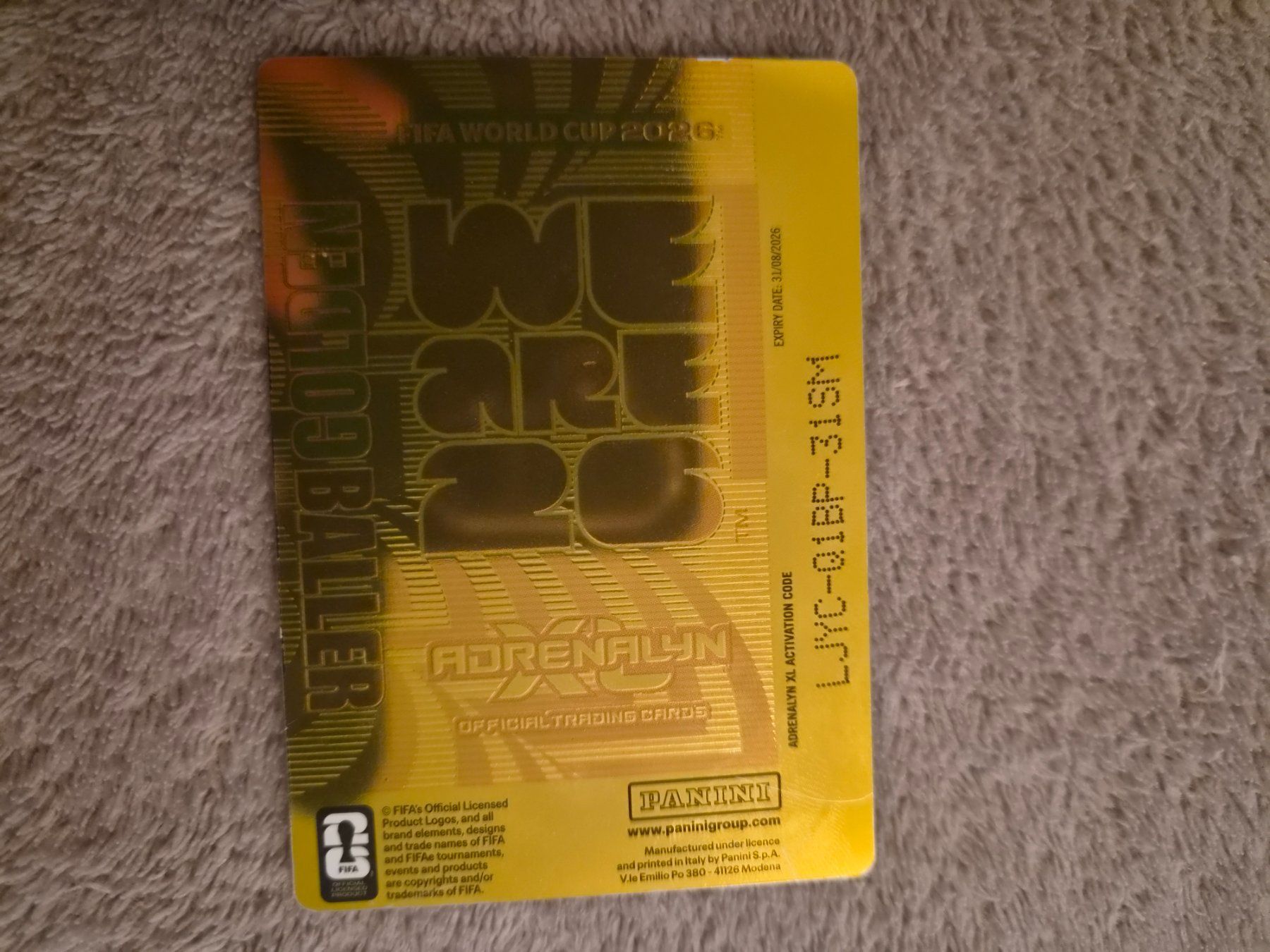 Panini Sammelbilder & Trading cards: Messi Panini Adrenalyn Golden Baller – Gebraucht aus Schlieren von mig_8xs7 1