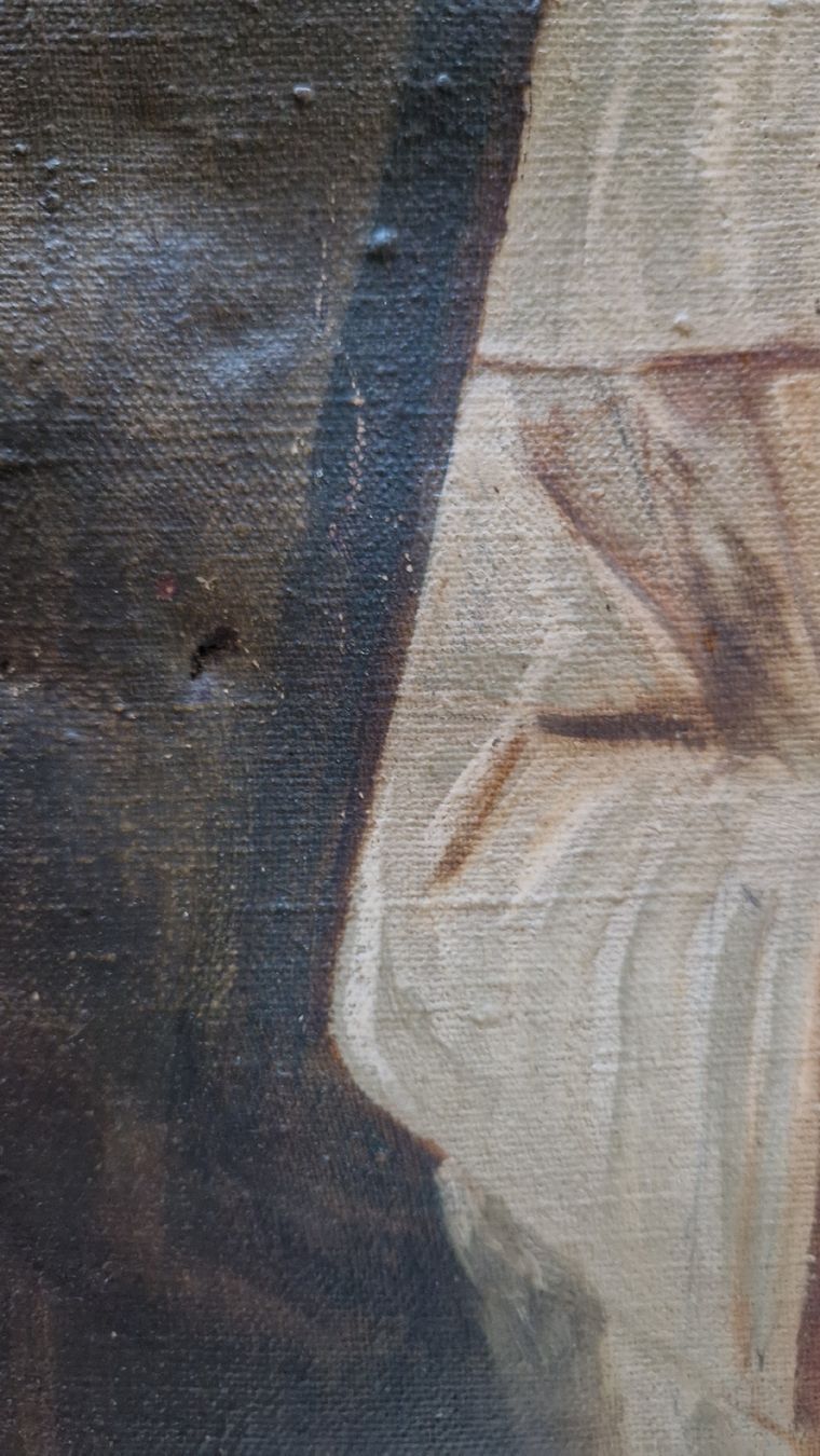Gemälde: Bild, Malerei 1916, A.Pezzoni – Defekt aus Bettlach von Vasi31 3