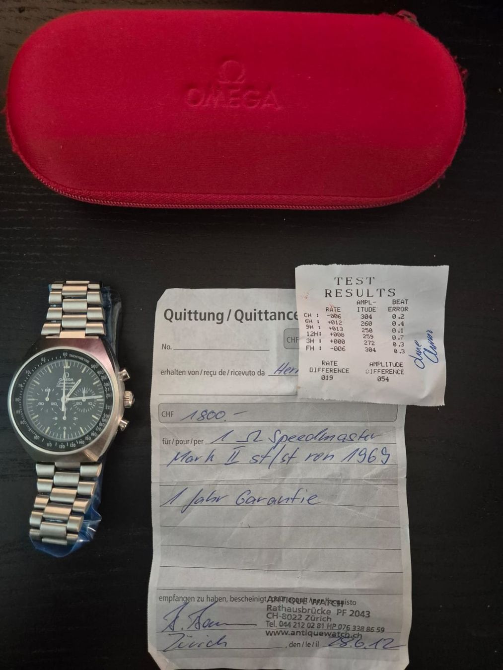 Omega Montres: OMEGA Speedmaster Mark II - Ref. 145.014 - 1969 - revidiert – D'occasion à Zürich par therber