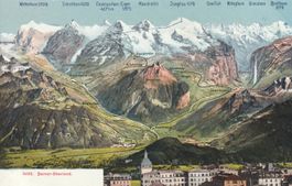 Postkarte Berner Oberland mit Bergpanorama guter Zustand