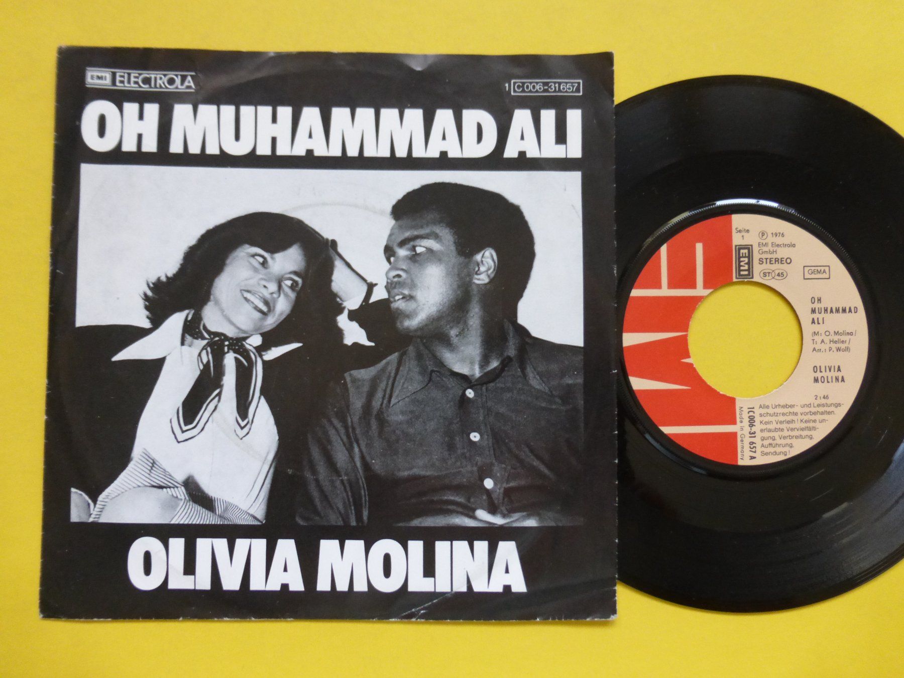 Dischi in vinile: Olivia Molina – Oh, Muhammad Ali – Usato da Zürich venduto da Swiss57